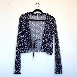 Free people Marne Top in black